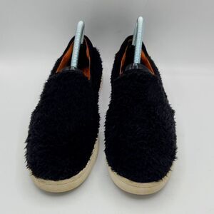 Ugg Ricci Faux-Fur Black  Teddy bear Slip-on Sneakers